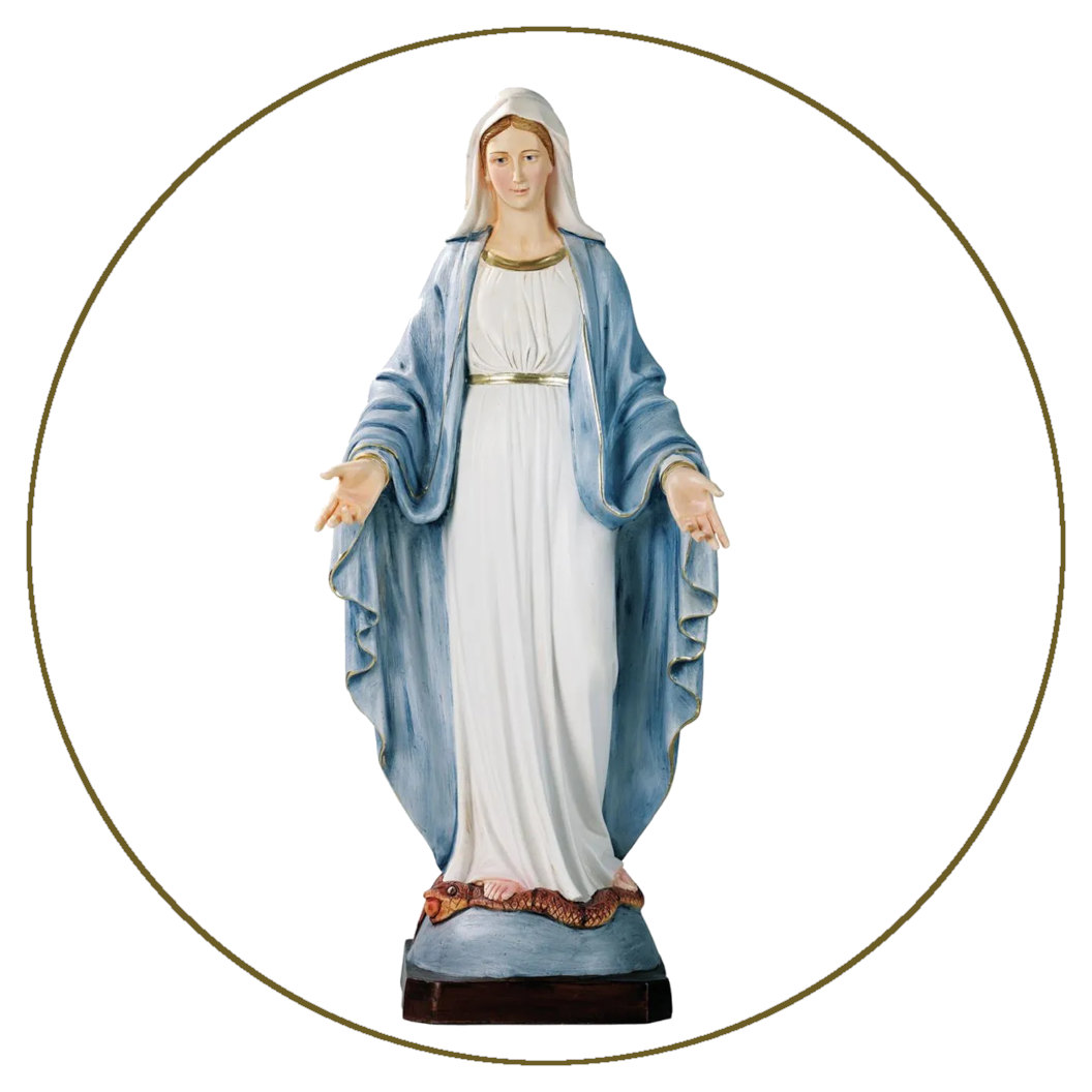 Statua Madonna Miracolosa cm 60