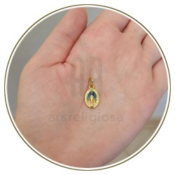 medaglia-miracolosa-10mm-metallo-dorato-smalto-blu-ov10dsm-2