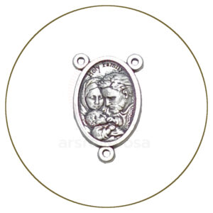 Crocera Sacra Famiglia con San Giuseppe argentata
