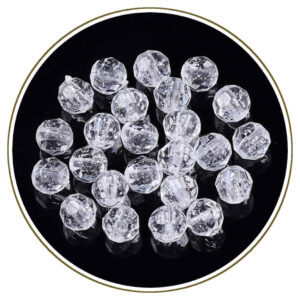 Grani per rosari 6 mm glitterati