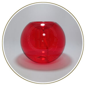 Lampada cera liquida boccia sfera rossa