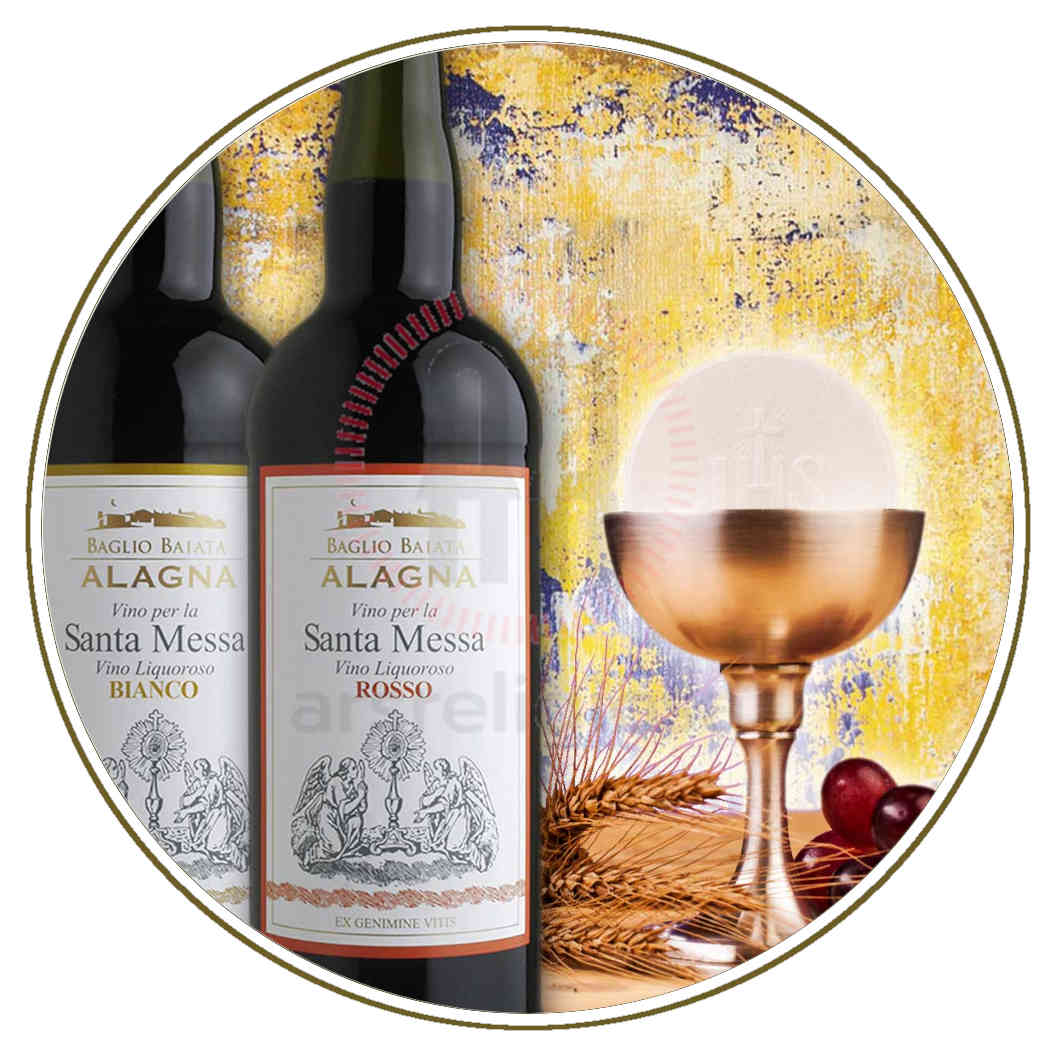Vino bianco per Santa Messa dolce, confezione 12 bottiglie da 1 litro - immagine 5