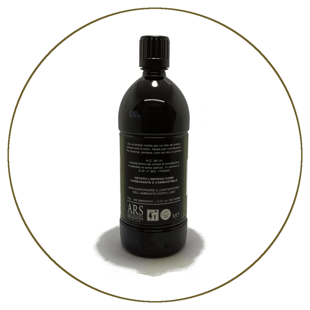 Cera liquida liturgica 24 litri in paraffina per lampade votive da altare - immagine 4